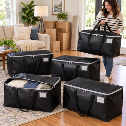 Heavy-Duty Foldable Moving & Storage Bags